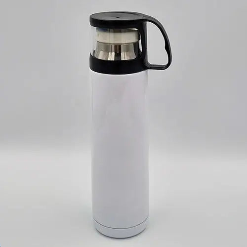 Stainless Steel White Thermal Sublimation Bottle - simple